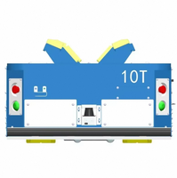 Robot AGV de Transporte de Carga Pesada de 10 Toneladas con Certificación ISO de China, Navegación Magnética y Evitación de Obstáculos con Láser de Precisión de 10 mm