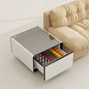 Smart mini bar side table fridge intelligent vending machine lockers smart fridge coffee table