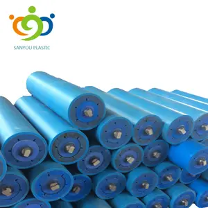 Idler Roller dengan Uhmw-Pe Gulungan Konveyor Meruncing Grosir Gulungan Konveyor Hdpe Polimer Kecepatan Tinggi