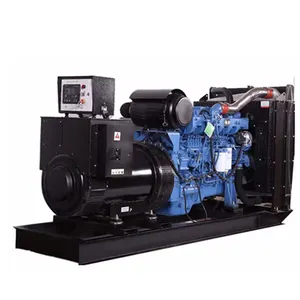 Trung Quốc 275 KVA loại nhỏ động cơ với tự động bắt đầu làm mát bằng nước mở khung 110V/400V Phạm vi điện áp im lặng Máy phát điện diesel 50kv