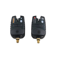 JZH-RF898 4 + 1 prix d'usine Standard LED étanche carpe noir alarme de morsure de pêche avec boîte en polyuréthane