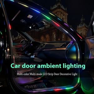 Lumière d'ambiance LED sans fil pour l'intérieur de la voiture Cadre de <span class=keywords><strong>porte</strong></span> de voiture Fenêtre LED Magic Color Streamer Invisible Wiring-Free Magic Light - Product Image 2