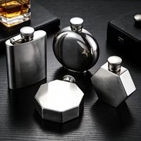 Service de fabrication sur mesure par électroérosion à fil CNC et brochage, flacon à liqueur en acier inoxydable, étanche, pour whisky en plein air