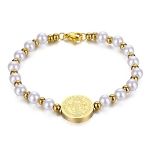 Pulsera de Perlas de Madreperla Personalizada al por Mayor, Accesorios de Joyería para Mujer, Pulsera de Perlas - Product Image 3
