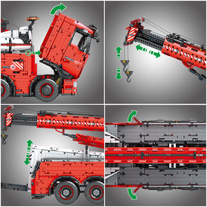 Nouveau <span class=keywords><strong>jouet</strong></span> moule roi 19008s High-Tech compatible MOC APP motorisé grue de remorquage camion <span class=keywords><strong>jouet</strong></span> grands blocs de construction pour enfants jouets pour garçon - Product Image 3