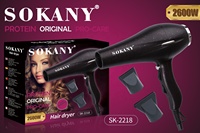 Grosir X5 6000W 5000W blower rambut cepat kering dengan nosel salon kecantikan AC pengering rambut Motor