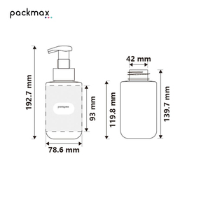 300ml 500ml PET Flat Shoulder <b>Pump</b> Sprayer <b>Bottle</b> for Baby Hand Soap-Custom Cosmetic Packaging Mousse <b>Dispenser</b> Wholesale - Product Image 3