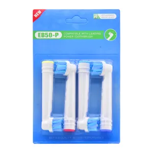 Eb50-P üretim yüksek kalite özel etiket Ultrasoft Sonic elektronik elektrikli diş fırçası kafaları