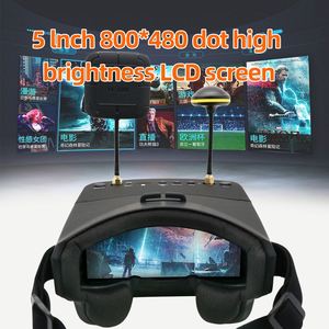EV800D RuiQi Metal 5.8G 4.9G 40CH 5-Inch Headset HD DVR Glasses W/ 25-1300mW Switchable VTX <b>RC</b> <b>Drone</b> - Product Image 4