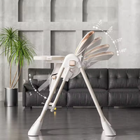 SeaMind chaise de salle à manger pliante multifonctionnelle en plastique pour la maison moderne chaise berçante pour la croissance des bébés, y compris la salle à manger