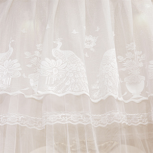 Venta caliente lujo princesa estilo engrosado techo cúpula nuevo portátil colgante encaje Universal plegable mosquitera cama dosel - Product Image 4