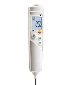 เทอร์โมมิเตอร์วัดอุณหภูมิอาหารรุ่นดั้งเดิม Testo 106 - หัววัดขนาดเส้นผ่านศูนย์กลาง 2.2 มม. พร้อมราคาที่ดี - Product Image 1