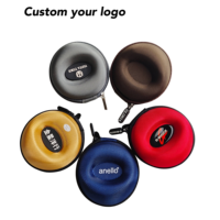 Étui de voyage portable étanche en EVA avec logo personnalisé pour montre, boîte à montre individuelle avec fermeture éclair, étui de rangement pour montre