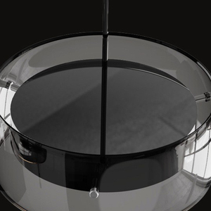 Haute CRI Moderne Cylindre Pendentif Lumière 3CCT Dimmable 15W LED Lustre En Verre avec Câble <span class=keywords><strong>De</strong></span> 200cm pour Chambre Salle À Manger Éclairage - Product Image 5