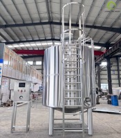 Cuve de mélange en acier inoxydable de 5000 L avec agitateur pour l'industrie alimentaire, des boissons et chimique |   Certifié CE |   Conception personnalisable