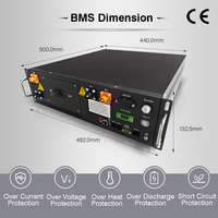 Sistema de Gestión de Baterías (BMS) de Alto Voltaje 176S 563.2V 125A para Almacenamiento Solar, UPS, Baterías de Litio con Conexión en Paralelo y Pantalla Externa