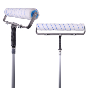 Grote verstelbare doe-het-zelf industriële kwaliteit expory vloerroller met telescopische steel, meubelverf gereedschap - Product Image 2