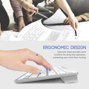 Clavier sans fil OEM 5.2, 78 touches, disposition arabe et anglaise, ultra fin, design ergonomique, USB, neuf - Product Image 5