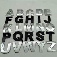Logo 3D personnalisé, adhésif 3M, emblème métallique pour voiture, emblème en plastique ABS résistant aux intempéries, plaqué chrome pour véhicule, machine, moto