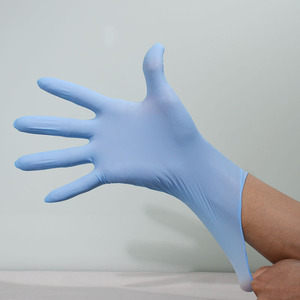 Malaysia Disposable Nitrile Gloves Powder Free <b>S</b>/M/L/XL <b>9</b> Inch Length 24cm Latex Free 6mil Thickness Touchscreen Waterproof - Product Image 4