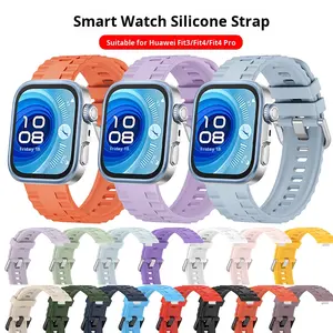 <span class=keywords><strong>Correa</strong></span> de Silicona para <span class=keywords><strong>Huawei</strong></span> <span class=keywords><strong>Watch</strong></span> <span class=keywords><strong>Fit</strong></span> 4 Pro Fit4, Pulsera Suave de Repuesto para Reloj Inteligente <span class=keywords><strong>Fit</strong></span> 3 - Product Image 1