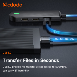 Mcdodo ตัวแยกสัญญาณ143 <span class=keywords><strong>5</strong></span> in 1ฮับ USB-C (USB3.0X1 USB2.0X2การ์ด SlotX1 SD/TF) <span class=keywords><strong>5</strong></span>พอร์ต Type C สำหรับ <span class=keywords><strong>Mac</strong></span> iPad <span class=keywords><strong>OS</strong></span> Windows Android - Product Image 4