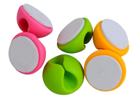 Lot de 10 supports de câbles durables, organisateurs de fils autocollants, organiseurs de câbles USB pour bureau, kit d'organisation de cordons, clips pour câbles USB