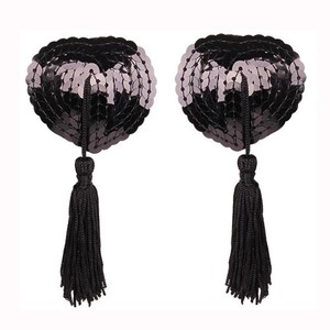 Commerce extérieur, e-commerce transfrontalier, cache-tétons à pompons sur le thème de l'amour, accessoires de lingerie sexy, couple passionné - Product Image 3