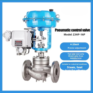 2 inch khí nén thiết bị truyền động nước Tốc độ dòng chảy hơi nước toàn cầu van với 4-20mA định vị điều chỉnh áp suất cơ hoành Van điều khiển - Product Image 4