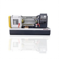 Mesin Bubut CNC 6163 untuk Logam dengan Power Turret, Mesin CNC CK6163 Sistem CNC Lengkap, Mesin Pusat Bubut CNC