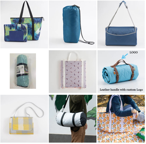 Hoge kwaliteit compacte waterdichte Oxford effen 4-seizoenen zomer campingdeken draagbare opvouwbare zandbestendige strandmat - Product Image 4