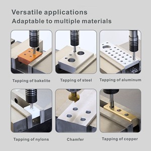 เครื่องเคาะเกลียวโลหะ CNC แบบหมุนเกลียวเครื่องเจาะแขนแบบยืดหยุ่นอเนกประสงค์ - Product Image 4