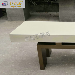Nuevo Banco de Cemento GRC Magic Stone de 3 cm de Grosor, Muebles de Jardín para Exteriores, para Uso en Parques y Escuelas - Product Image 4