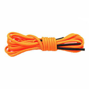 Cordones de zapatos con estampado redondo Yrunfeety de 65 ", cordones de zapatos con estampado de silicona de 3MM de grosor para OW the <span class=keywords><strong>50</strong></span> <span class=keywords><strong>Dunk</strong></span>, cordones de zapatos, puntas de inmersión negras, 10 colores - Product Image 4