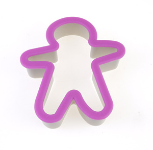 Cute Cake Tools <strong>Heart</strong>/Star/Flower <strong>Shape</strong> Pastry <strong>Cutters</strong> Stainless Steel Plastic Cookie <strong>Cutter</strong> Mold Set - Product Image 2