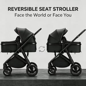 Cochecito <span class=keywords><strong>de</strong></span> Bebé Passing Love, Carrito Plegable con Estructura <span class=keywords><strong>de</strong></span> Acero y Certificación CPC para Recién Nacidos - Product Image 2