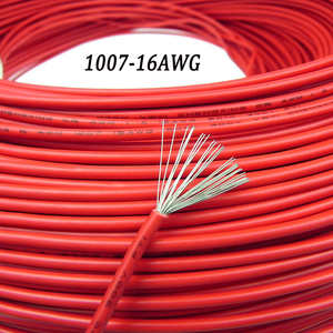 16AWG 1007 Elektrische Draad 300V 80 Graden PVC Geïsoleerde Meeraderige Verzinkte Koperen Aansluitdraad voor Industriële Apparatuurbedrading - Product Image 1