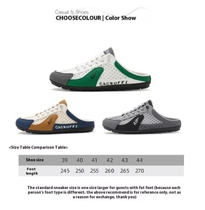 Mesh Breathable Fashion One Pedal Casual Shoes Teen Sneakers - Product Image 6