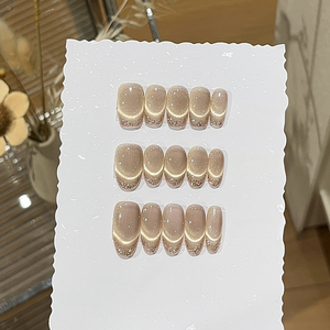 <span class=keywords><strong>Uñas</strong></span> <span class=keywords><strong>postizas</strong></span> <span class=keywords><strong>de</strong></span> diseño personalizado <span class=keywords><strong>con</strong></span> mango largo, diamantes artificiales <span class=keywords><strong>de</strong></span> base plana y <span class=keywords><strong>piedras</strong></span> artificiales <span class=keywords><strong>de</strong></span> cobertura completa. - Product Image 6