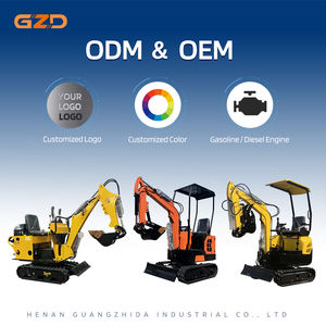 GZD 10.3hp Motor diésel Excavadora sobre orugas pequeña Mini excavadora - Product Image 6