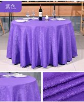 Nappe Jacquard Florale Tissée Série Kalafis 100% Polyester Imperméable et Anti-Huile pour Mariages, Banquets et Fêtes (Vente en Gros)
