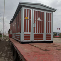 Transformateur américain 500KVA, poste de transformation préfabriqué de type boîte, combinaison complète de boîte de distribution 1250KVA