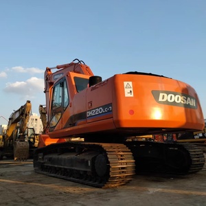 Excavadora de cadenas usada de 22 toneladas DOOSAN DH220LC-7 Maquinaria de ingeniería y construcción multifuncional - Product Image 2