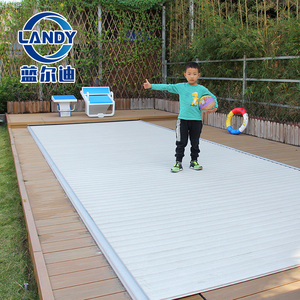 Cubierta Eléctrica Automática <span class=keywords><strong>para</strong></span> Piscina, Cubierta Retráctil Anti-UV e Impermeable <span class=keywords><strong>para</strong></span> <span class=keywords><strong>Piscinas</strong></span> Elevadas - Product Image 1