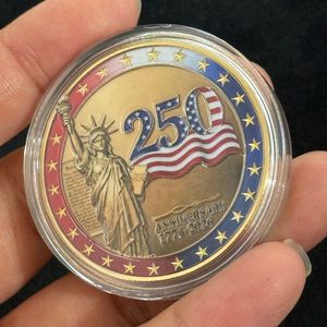 Moneda Conmemorativa de Aleación de Zinc Personalizada: Serie Estadounidense, 250.º Aniversario de la Independencia de los Estados Unidos, Antorcha de la Estatua de la Libertad - Product Image 3