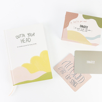 Taille personnalisée Design Pleine conscience Ensemble bien-être Positivité Soins de soi Affirmation Journal Journal avec esprit Jeu de cartes