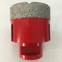 Nouvelle foret à noyau diamanté brasé sous vide de type matrice 6-100 mm pour carrelage, granit, marbre