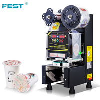 Ensemble complet d'équipement de thé Boba Machine à thé à bulles Machine à sceller les tasses à thé à bulles