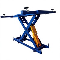 Plateforme élévatrice à ciseaux compatible avec cabine de peinture pour carrosserie automobile et peinture, capacité de 3 tonnes