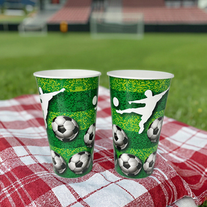 Vaso de Plástico PS con Forma de Balón de Fútbol para Fiestas, 32oz, con Tapa, para Campamentos, Eventos Deportivos al Aire Libre, Logotipo Personalizado, Venta al Por Mayor - Product Image 4
